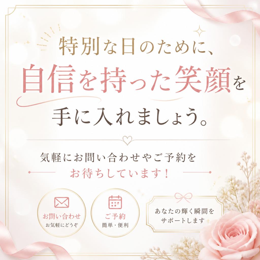 今すぐご予約・お問い合わせ