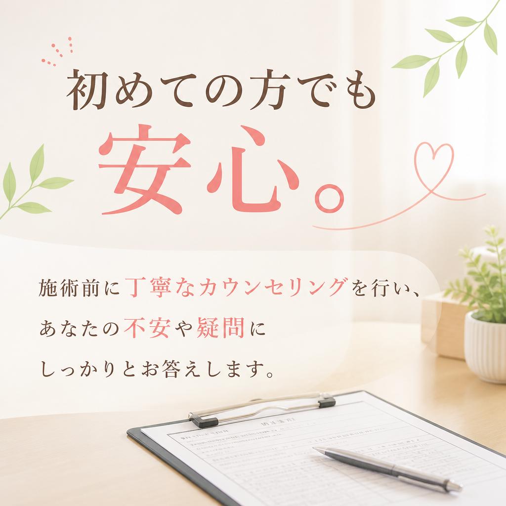 安心のカウンセリング
