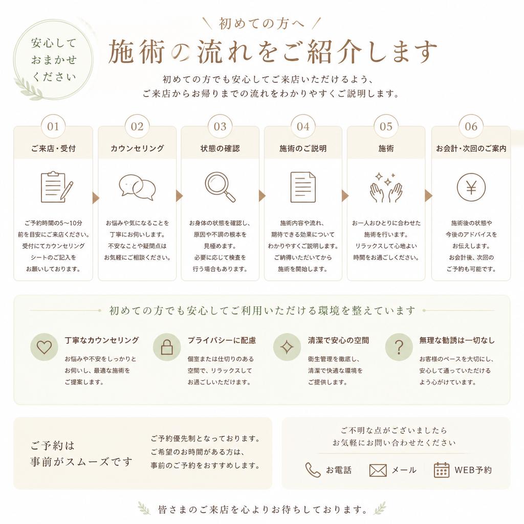 施術の流れ