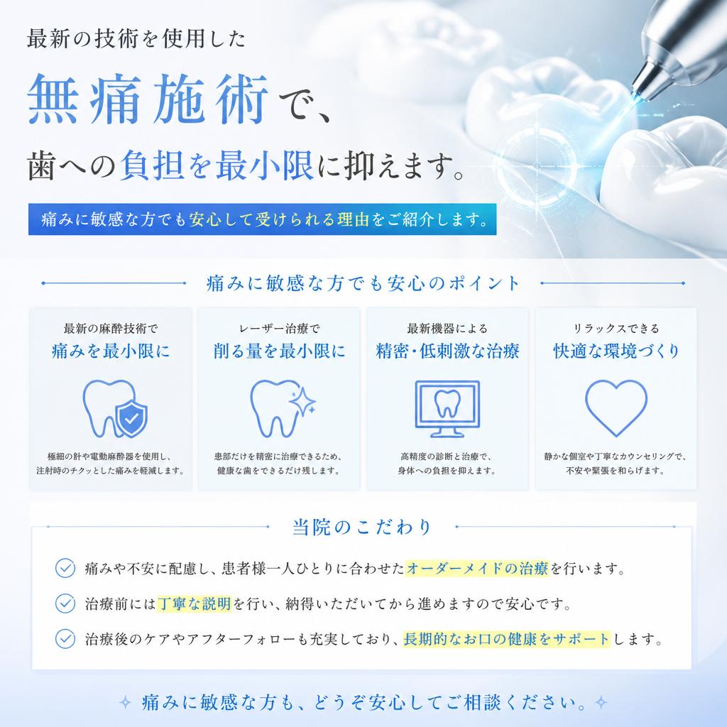 痛くないホワイトニングの仕組み