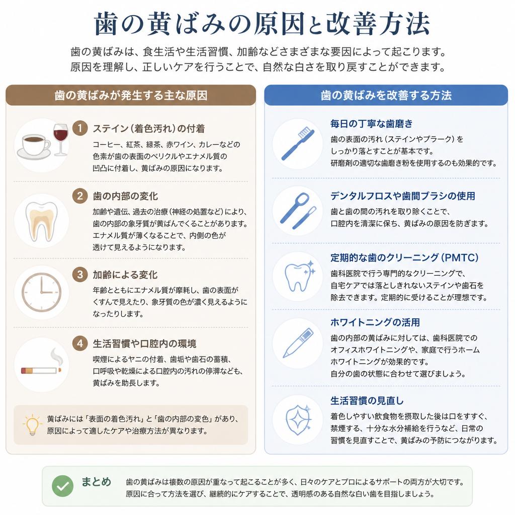 2. 黄ばみの原因とその対策