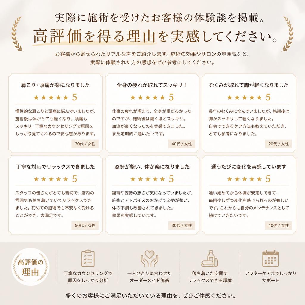 利用者の声
