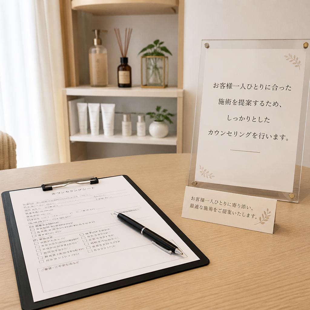 4. 丁寧なカウンセリング