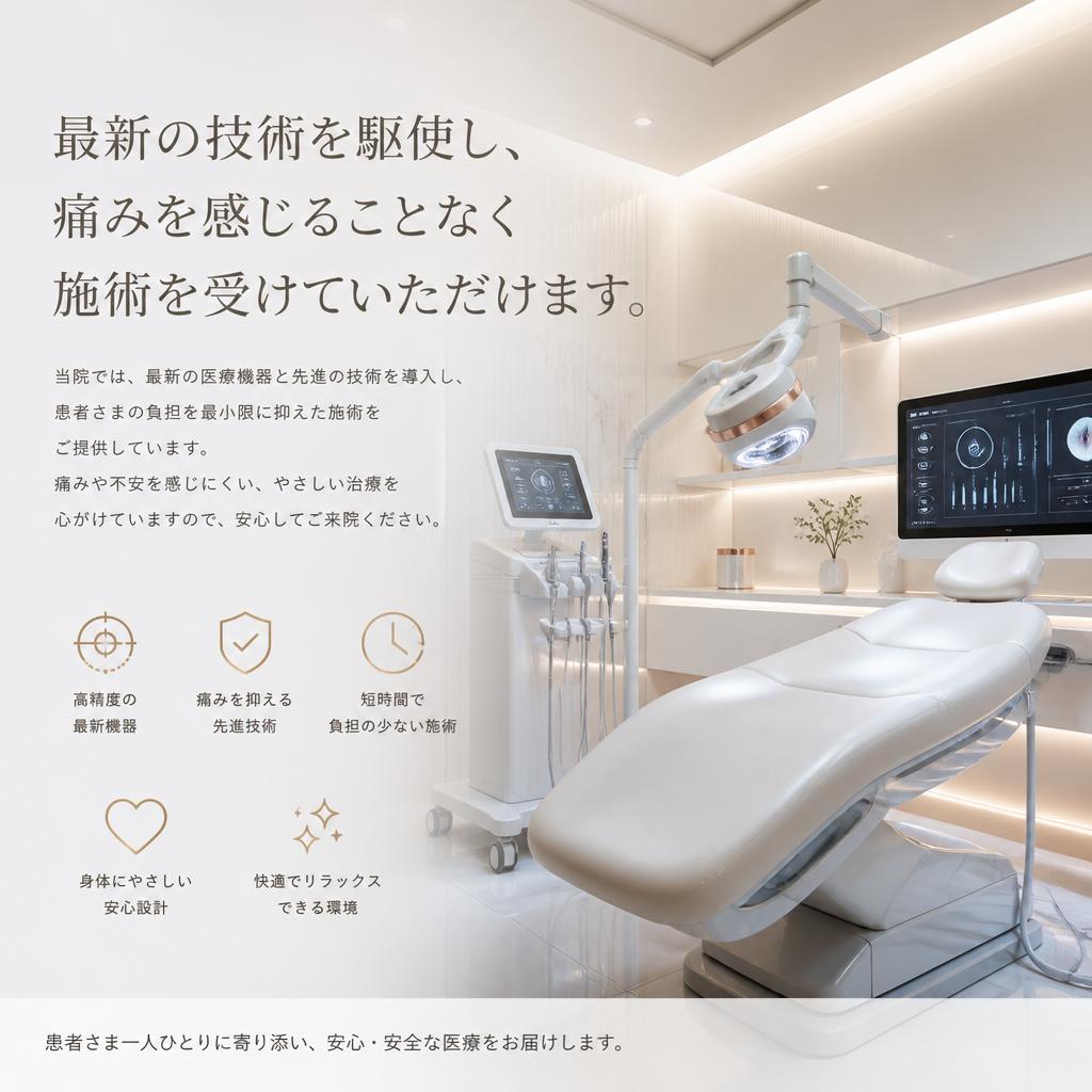 5. 痛みの少ない施術