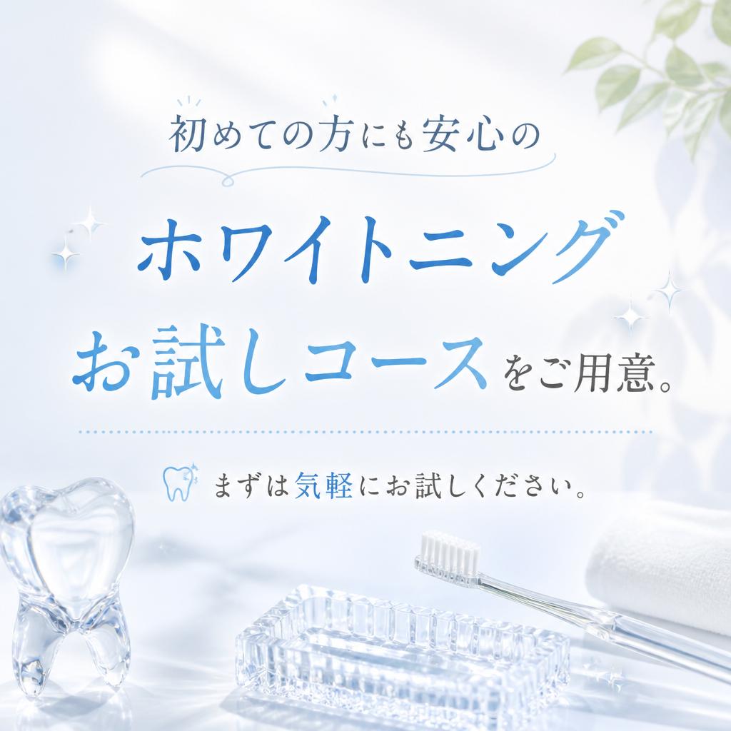 お試しコースで気軽に体験