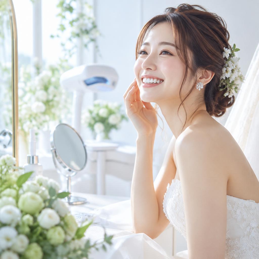 結婚式前の特別な日に、自信あふれる笑顔を。春日部から通いやすい、せんげん台のホワイトニング